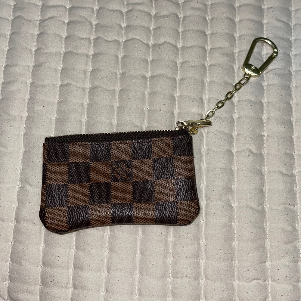 Fake Louie keychain card holder